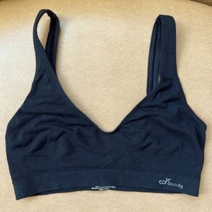 Boody bamboo bra, size medium, black.  No pads or inserts. Super comfy!